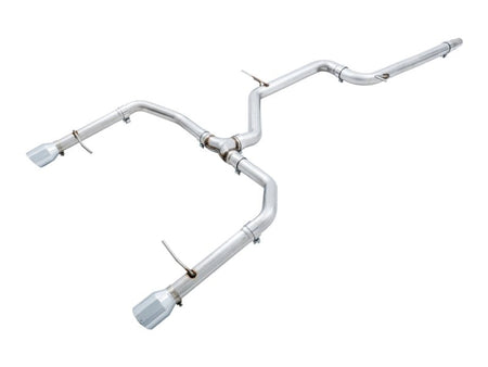 AWE Tuning 18 - 21 Volkswagen Jetta GLI Mk7 Track Edition Exhaust - Chrome Silver Tips (Fits OEM DP) - CPC Performance