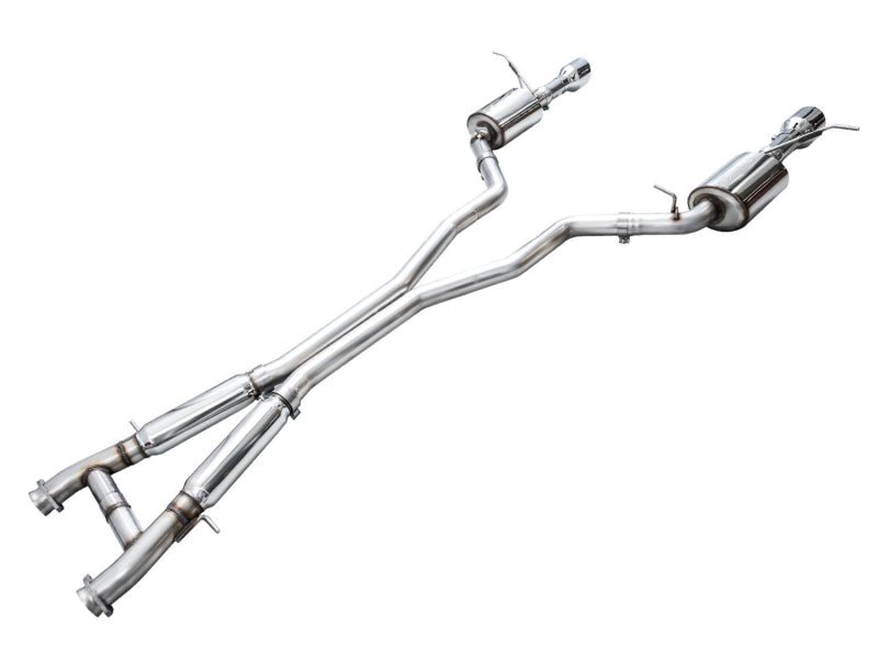 AWE Tuning 18 - 23 Dodge Durango SRT & Hellcat Touring Edition Exhaust - Chrome Silver Tips - CPC Performance