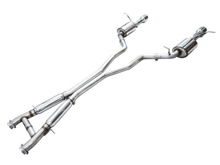 AWE Tuning 18 - 23 Dodge Durango SRT & Hellcat Touring Edition Exhaust - Chrome Silver Tips - CPC Performance