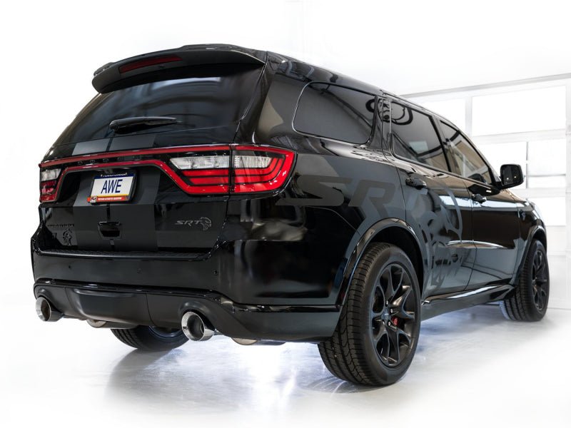 AWE Tuning 18 - 23 Dodge Durango SRT & Hellcat Touring Edition Exhaust - Chrome Silver Tips - CPC Performance