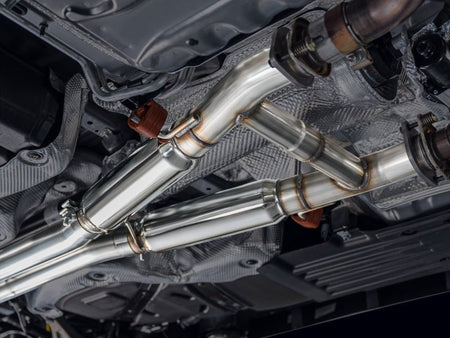 AWE Tuning 18 - 23 Dodge Durango SRT & Hellcat Track Edition Exhaust - Diamond Black Tips - CPC Performance