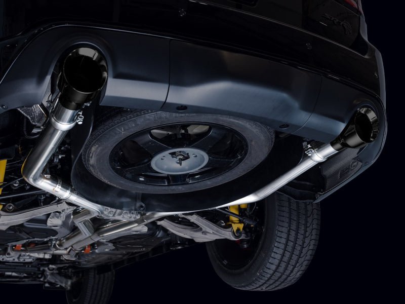 AWE Tuning 18 - 23 Dodge Durango SRT & Hellcat Track Edition Exhaust - Diamond Black Tips - CPC Performance
