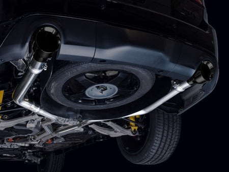 AWE Tuning 18 - 23 Dodge Durango SRT & Hellcat Track Edition Exhaust - Diamond Black Tips - CPC Performance