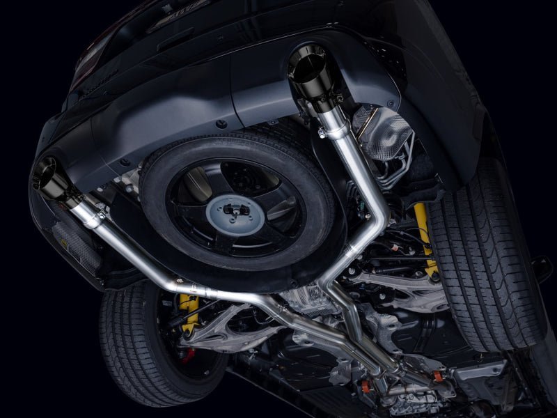 AWE Tuning 18 - 23 Dodge Durango SRT & Hellcat Track Edition Exhaust - Diamond Black Tips - CPC Performance