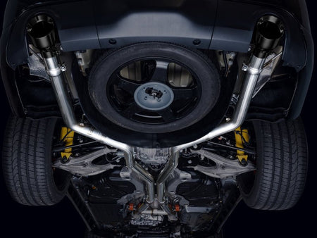 AWE Tuning 18 - 23 Dodge Durango SRT & Hellcat Track Edition Exhaust - Diamond Black Tips - CPC Performance