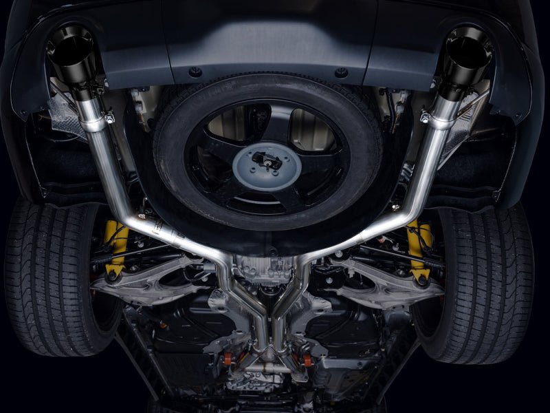 AWE Tuning 18 - 23 Dodge Durango SRT & Hellcat Track Edition Exhaust - Diamond Black Tips - CPC Performance