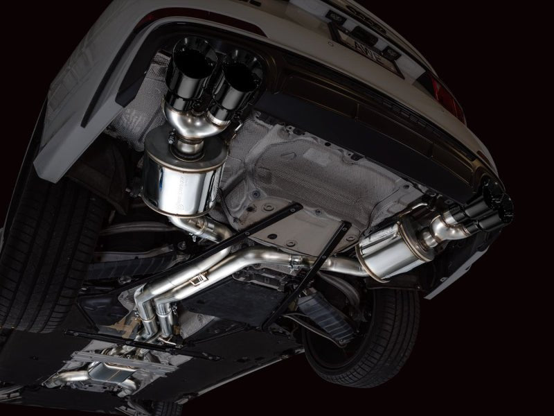 AWE Tuning 19 - 23 Audi C8 S6/S7 2.9T V6 AWD Touring Edition Exhaust - Diamond Black Tips - CPC Performance