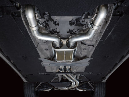 AWE Tuning 19 - 23 Audi C8 S6/S7 2.9T V6 AWD Touring Edition Exhaust - Diamond Black Tips - CPC Performance