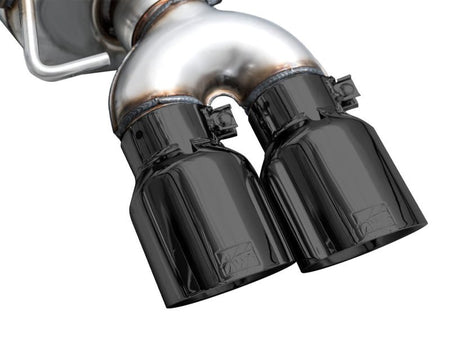 AWE Tuning 19 - 23 Audi C8 S6/S7 2.9T V6 AWD Touring Edition Exhaust - Diamond Black Tips - CPC Performance