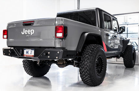 AWE Tuning 20 - 21 Jeep Gladiator JT 3.6L Tread Edition Cat - Back Dual Exhaust - Diamond Black Tip - CPC Performance
