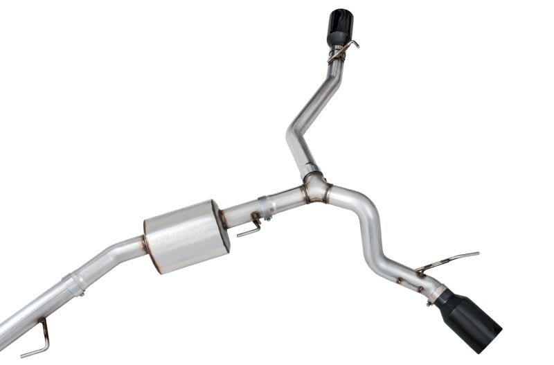 AWE Tuning 20 - 21 Jeep Gladiator JT 3.6L Tread Edition Cat - Back Dual Exhaust - Diamond Black Tip - CPC Performance