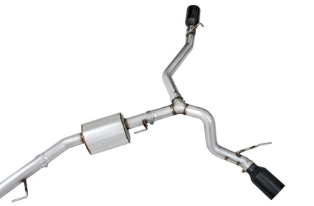 AWE Tuning 20 - 21 Jeep Gladiator JT 3.6L Tread Edition Cat - Back Dual Exhaust - Diamond Black Tip - CPC Performance