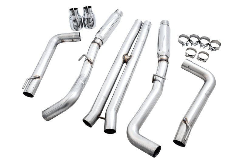 AWE Tuning 2015+ Dodge Charger 6.4L/6.2L Supercharged Track Edition Exhaust - Chrome Silver Tips - CPC Performance