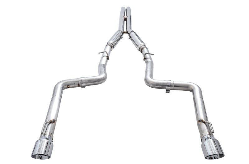 AWE Tuning 2015+ Dodge Charger 6.4L/6.2L Supercharged Track Edition Exhaust - Chrome Silver Tips - CPC Performance