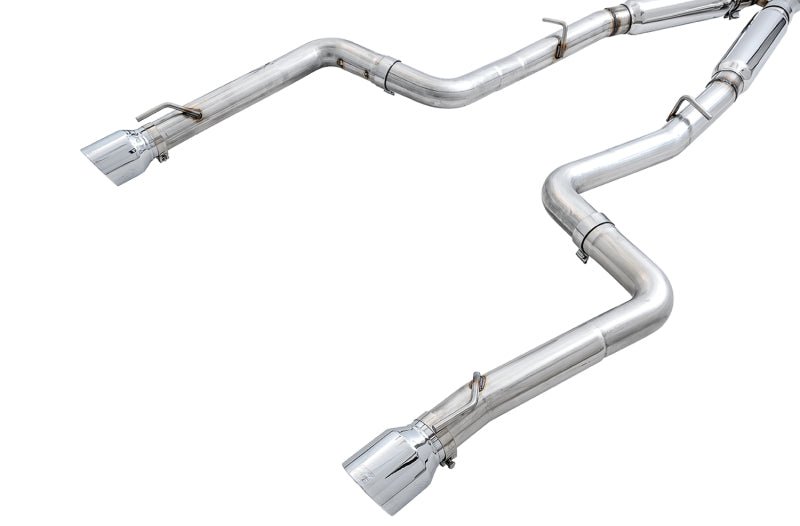 AWE Tuning 2015+ Dodge Charger 6.4L/6.2L Supercharged Track Edition Exhaust - Chrome Silver Tips - CPC Performance