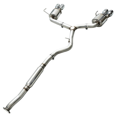 AWE Tuning 2015+ Subaru WRX VA Sedan Touring Edition Exhaust - Chrome Silver Tips (102mm) - CPC Performance