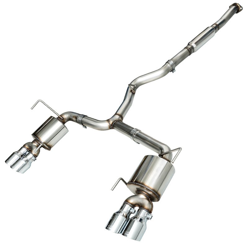 AWE Tuning 2015+ Subaru WRX VA Sedan Touring Edition Exhaust - Chrome Silver Tips (102mm) - CPC Performance