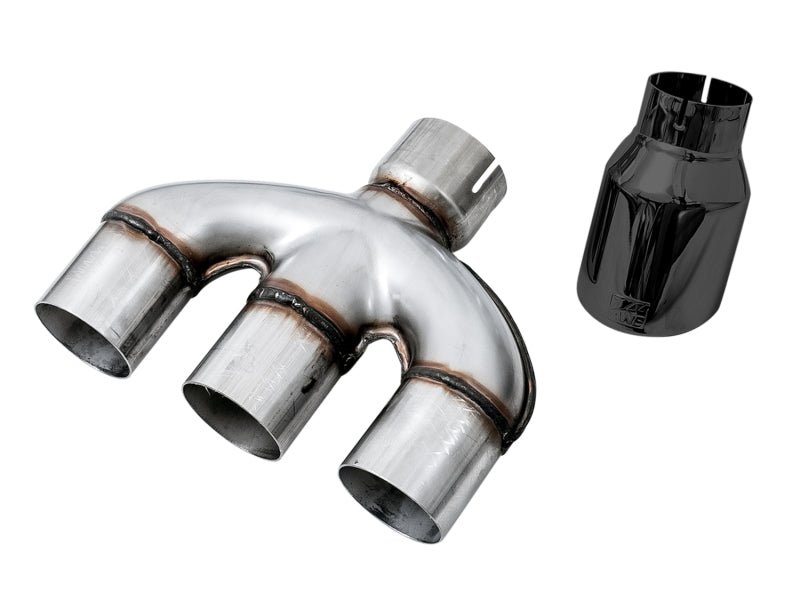 AWE Tuning 2016+ Honda Civic Si Track Edition Exhaust w/Front Pipe & Triple Diamond Black Tips - CPC Performance