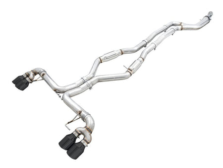 AWE Tuning 2019+ BMW M340i (G20) Track Edition Exhaust - Quad Diamond Black Tips - CPC Performance