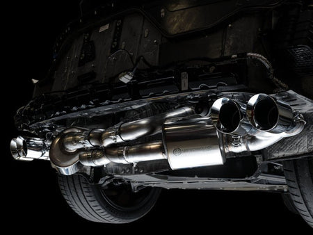 AWE Tuning 2020 Chevrolet Corvette (C8) Touring Edition Exhaust - Quad Chrome Silver Tips - CPC Performance