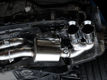 AWE Tuning 2020 Chevrolet Corvette (C8) Touring Edition Exhaust - Quad Chrome Silver Tips - CPC Performance