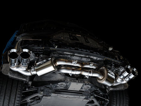 AWE Tuning 2020 Chevrolet Corvette (C8) Touring Edition Exhaust - Quad Chrome Silver Tips - CPC Performance
