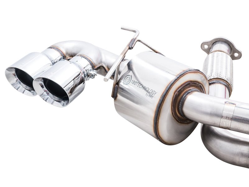 AWE Tuning 2020 Chevrolet Corvette (C8) Touring Edition Exhaust - Quad Chrome Silver Tips - CPC Performance