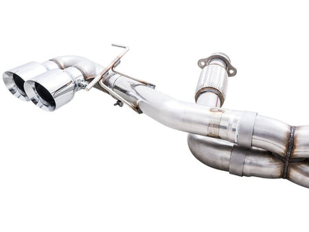 AWE Tuning 2020 Chevrolet Corvette (C8) Track Edition Exhaust - Quad Chrome Silver Tips - CPC Performance