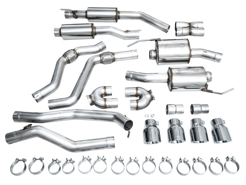 AWE Tuning 2020+ Ford Explorer ST Touring Edition Exhaust w/ Chrome Silver Tips - CPC Performance