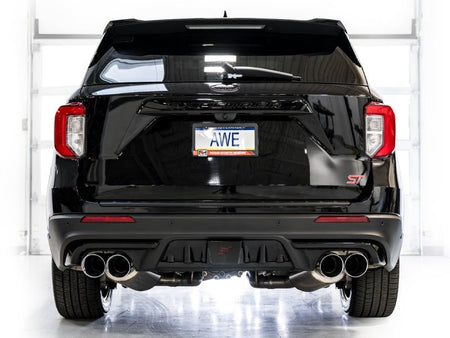 AWE Tuning 2020+ Ford Explorer ST Touring Edition Exhaust w/ Chrome Silver Tips - CPC Performance