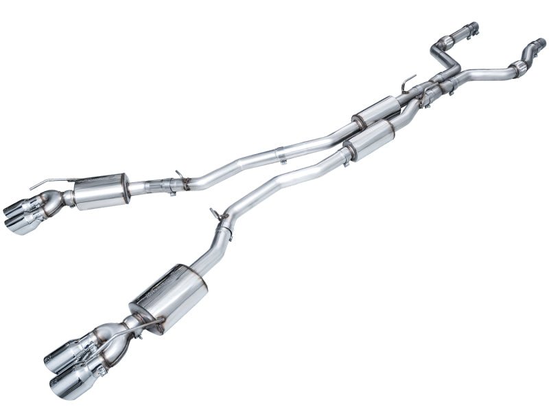 AWE Tuning 2020+ Ford Explorer ST Touring Edition Exhaust w/ Chrome Silver Tips - CPC Performance
