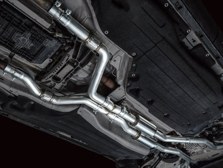 AWE Tuning 2020+ Ford Explorer ST Touring Edition Exhaust w/ Chrome Silver Tips - CPC Performance