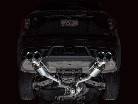 AWE Tuning 2020+ Ford Explorer ST Touring Edition Exhaust w/ Chrome Silver Tips - CPC Performance