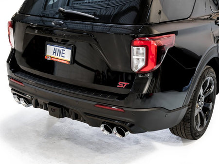 AWE Tuning 2020+ Ford Explorer ST Touring Edition Exhaust w/ Chrome Silver Tips - CPC Performance