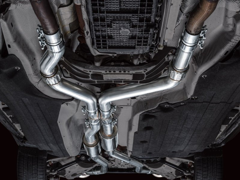 AWE Tuning 2020+ Ford Explorer ST Touring Edition Exhaust w/ Chrome Silver Tips - CPC Performance