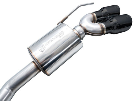 AWE Tuning 2020+ Ford Explorer ST Touring Edition Exhaust w/ Diamond Black Tips - CPC Performance