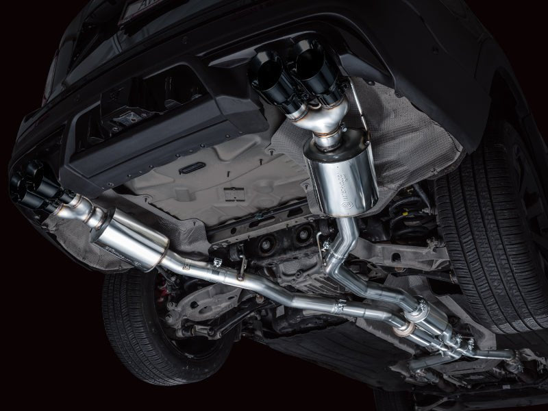 AWE Tuning 2020+ Ford Explorer ST Touring Edition Exhaust w/ Diamond Black Tips - CPC Performance