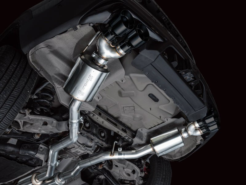 AWE Tuning 2020+ Ford Explorer ST Touring Edition Exhaust w/ Diamond Black Tips - CPC Performance