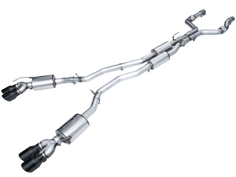 AWE Tuning 2020+ Ford Explorer ST Touring Edition Exhaust w/ Diamond Black Tips - CPC Performance