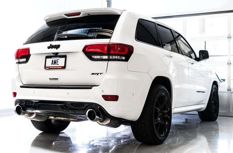 AWE Tuning 2020 Jeep Grand Cherokee SRT Touring Edition Exhaust - Diamond Black Tips - CPC Performance
