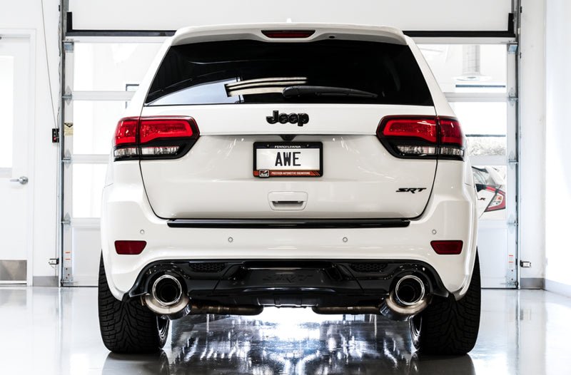 AWE Tuning 2020 Jeep Grand Cherokee SRT Touring Edition Exhaust - Diamond Black Tips - CPC Performance
