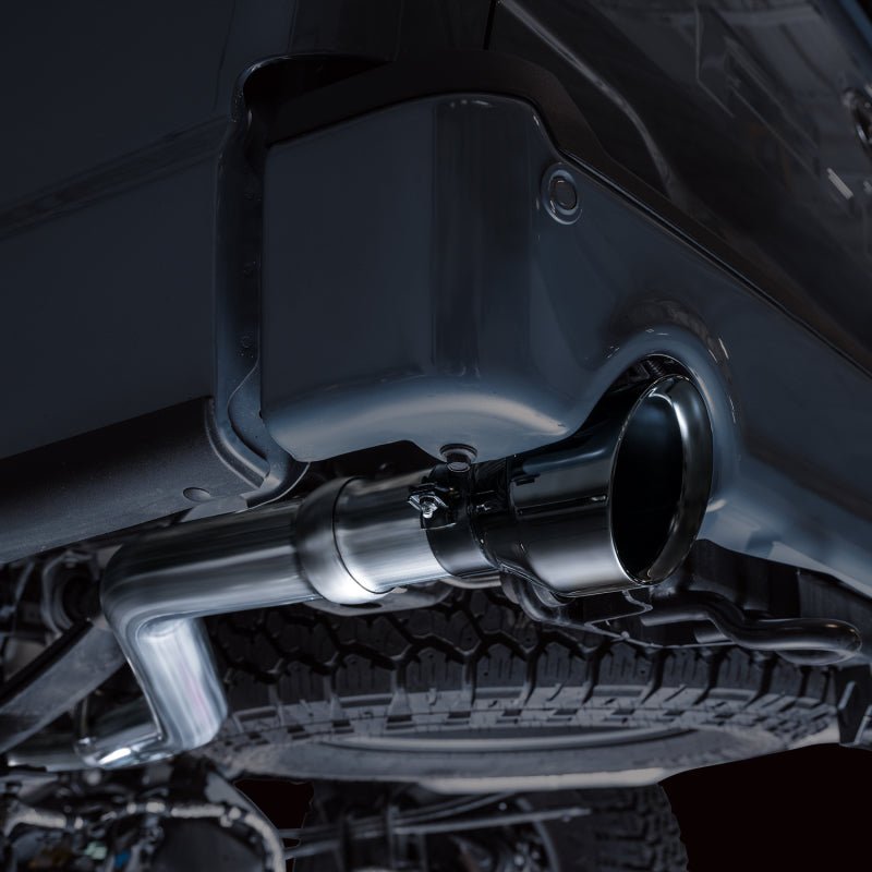 AWE Tuning 2021+ Ford F - 150 Tremor (w/ Bumper Cutouts) 0FG Non - Resonated Catback - Diamond Black Tips - CPC Performance