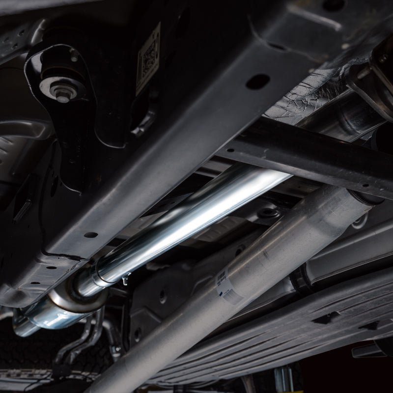AWE Tuning 2021+ Ford F - 150 Tremor (w/ Bumper Cutouts) 0FG Non - Resonated Catback - Diamond Black Tips - CPC Performance