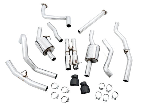 AWE Tuning 2021 RAM 1500 TRX 0FG Cat - Back Exhaust - Diamond Black Tips - CPC Performance