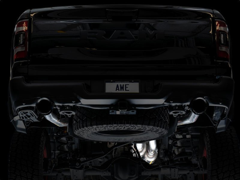 AWE Tuning 2021 RAM 1500 TRX 0FG Cat - Back Exhaust - Diamond Black Tips - CPC Performance