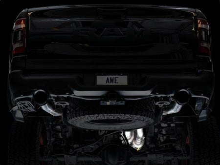 AWE Tuning 2021 RAM 1500 TRX 0FG Cat - Back Exhaust - Diamond Black Tips - CPC Performance