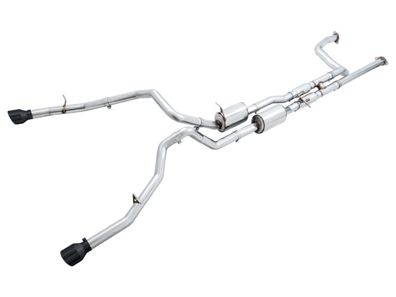 AWE Tuning 2021 RAM 1500 TRX 0FG Cat - Back Exhaust - Diamond Black Tips - CPC Performance