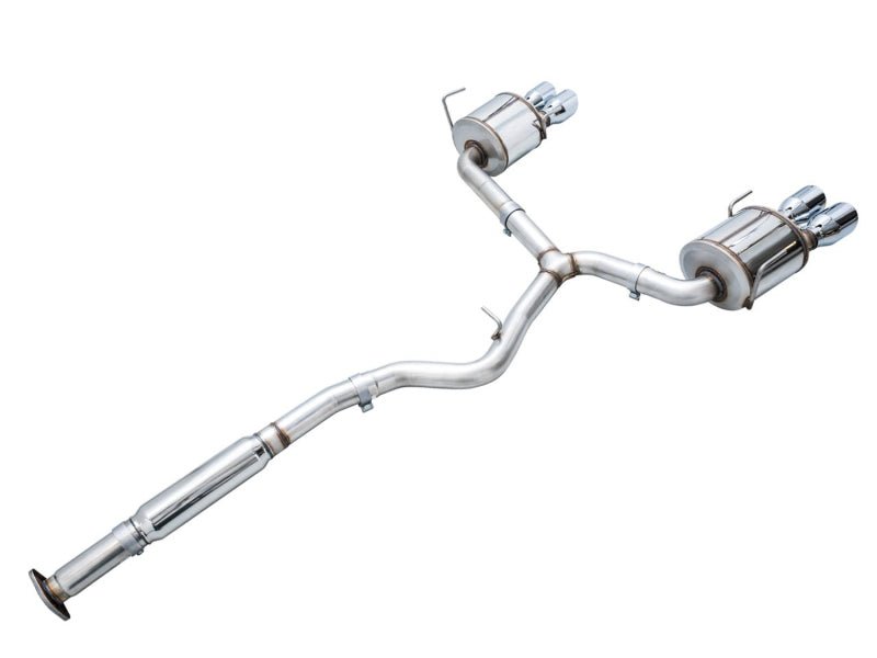 AWE Tuning 2022+ VB Subaru WRX Touring Edition Exhaust - Chrome Silver Tips - CPC Performance