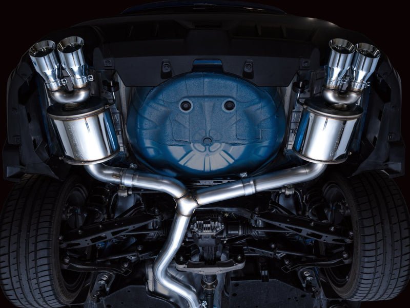 AWE Tuning 2022+ VB Subaru WRX Touring Edition Exhaust - Chrome Silver Tips - CPC Performance