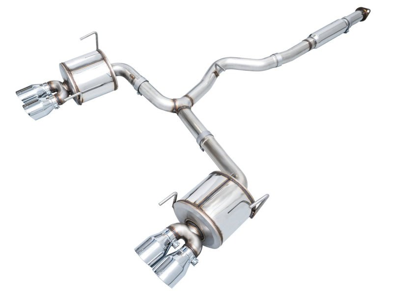 AWE Tuning 2022+ VB Subaru WRX Touring Edition Exhaust - Chrome Silver Tips - CPC Performance